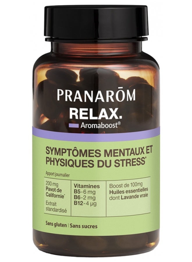 PRANAROM Pranarôm Aromaboost Relax - Détente 60 Capsules - Image 1